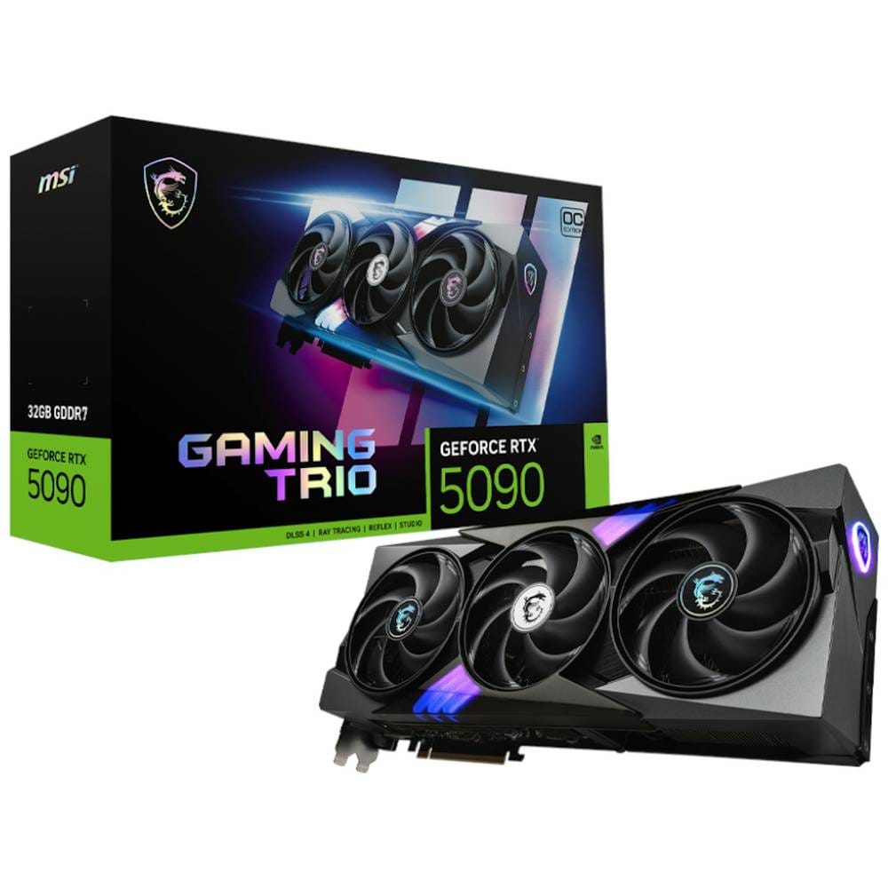 MSI GeForce RTX 5090 Gaming Trio OC 32GB GDDR7 PCI-Express Graphics Card | 香港 Nvidia Graphics Card | 原廠保養
